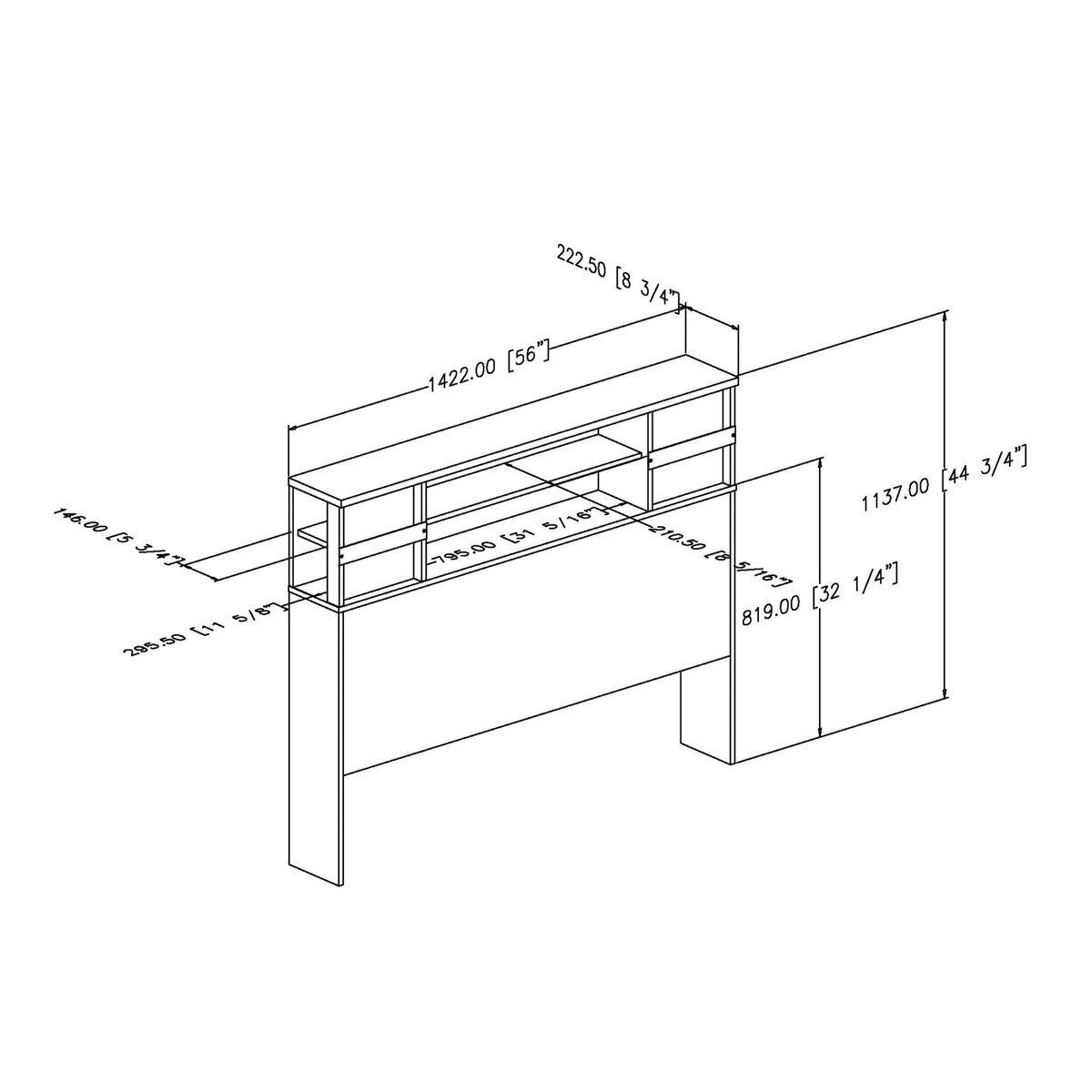 South Shore Step One Full Bookcase Headboard & Reviews Wayfair